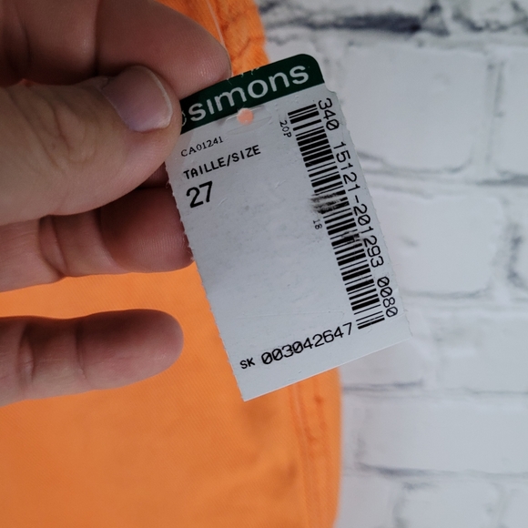 TWIK | high waist rolled hem denim jean shorts - Picture 4 of 8